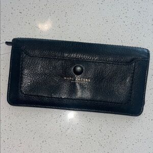 Marc Jacobs Black Leather Clutch